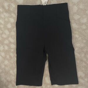 Black dressy bike shorts